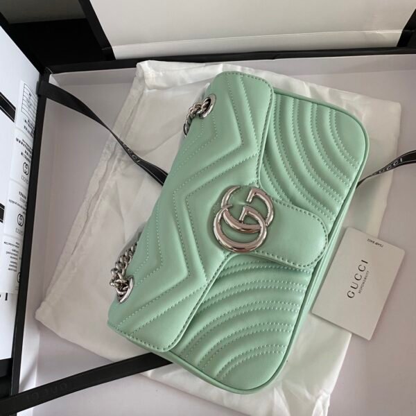 Gucci bag GG marmont 443497 Green