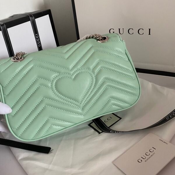 Gucci bag GG marmont 443497 Green