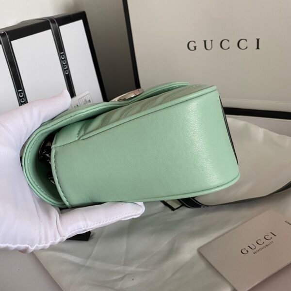 Gucci bag GG marmont 443497 Green