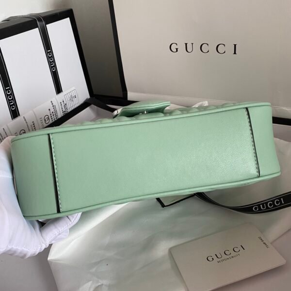 Gucci bag GG marmont 443497 Green