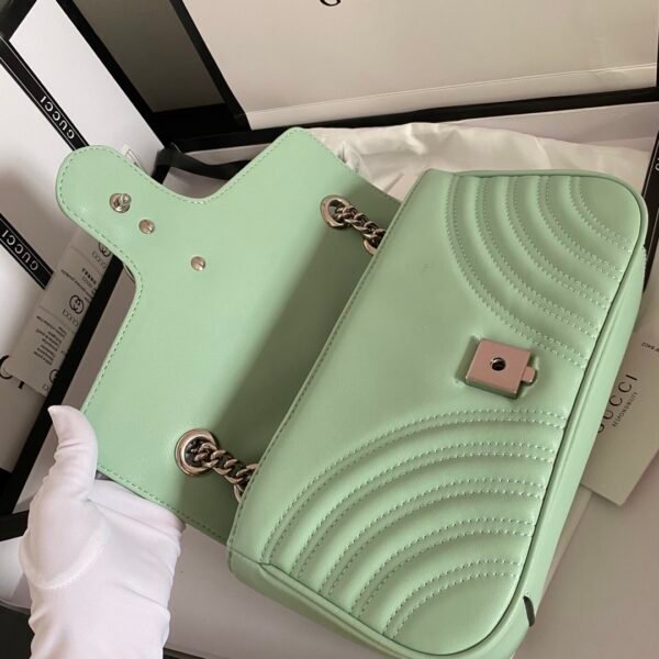 Gucci bag GG marmont 443497 Green