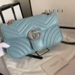 Gucci bag GG marmont 443497 Sky Blue