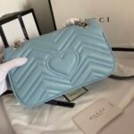 Gucci bag GG marmont 443497 Sky Blue