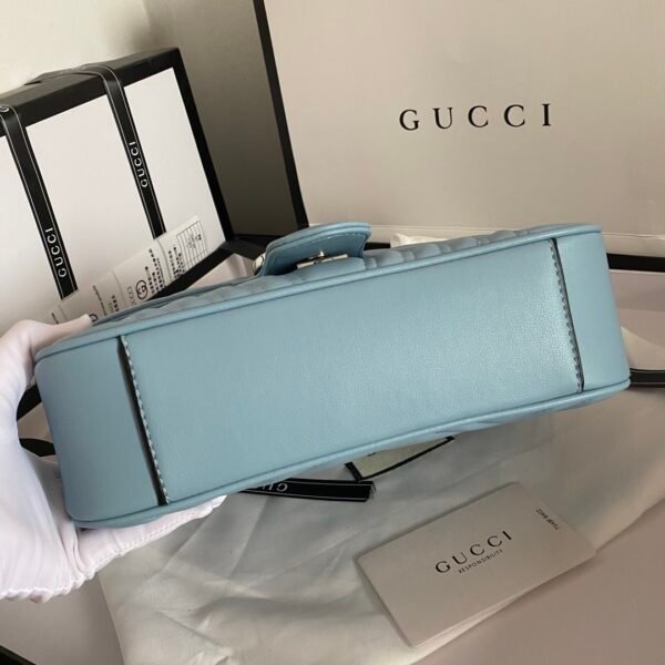 Gucci bag GG marmont 443497 Sky Blue