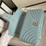 Gucci bag GG marmont 443497 Sky Blue