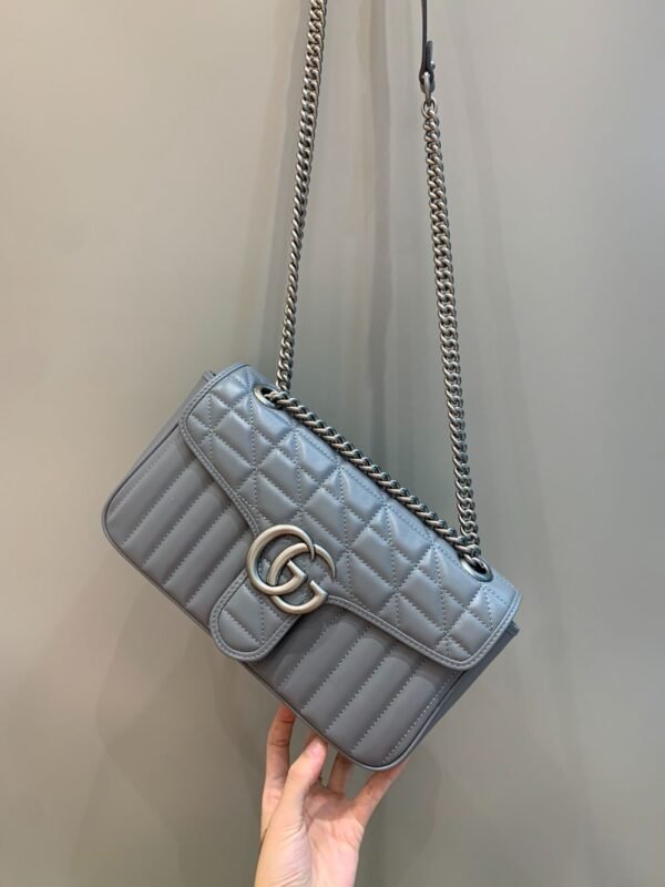 Gucci bag GG Marmont Bag 443497 Grey