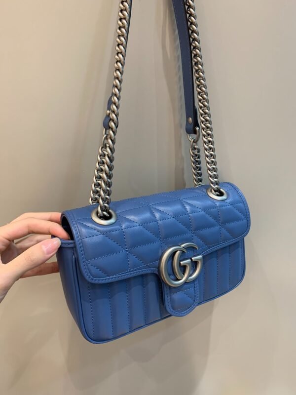 Gucci bag GG Marmont Bag 446744 Blue
