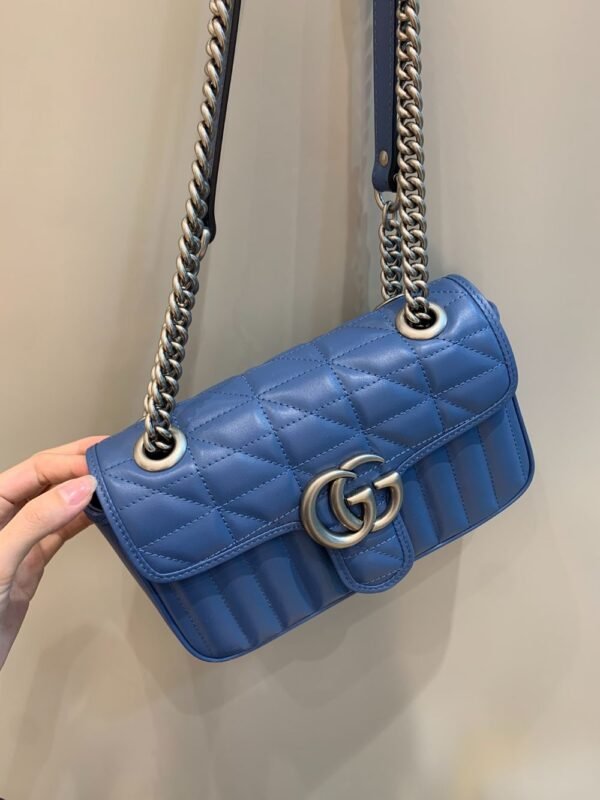 Gucci bag GG Marmont Bag 446744 Blue