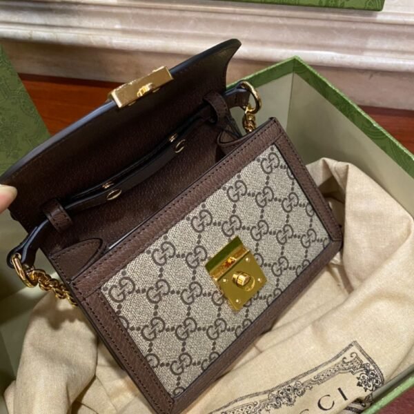 Gucci bag GG Supreme Ophidia mini shoulder bag 696180 Brown