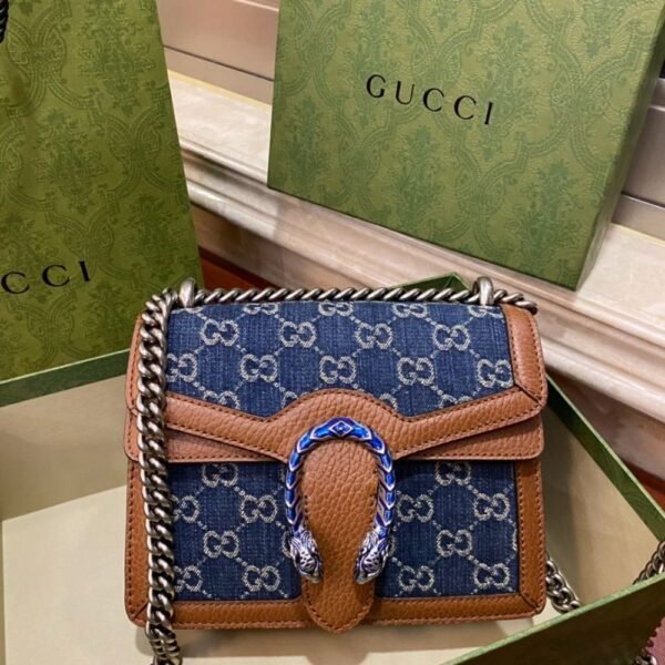Gucci bag Dionysus GG Denim Cross Body Bag 75682