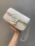 Gucci bag GG Marmont 699757 White