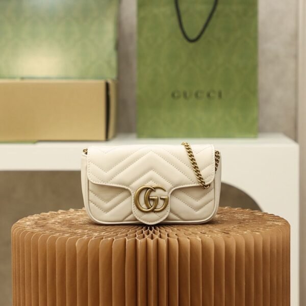 Gucci bag GG Marmont Bag 476433 White