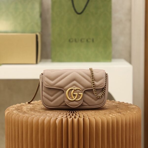 Gucci bag GG Marmont Bag 476433 Khaki