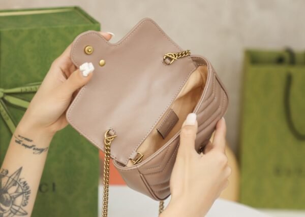 Gucci bag GG Marmont Bag 476433 Khaki