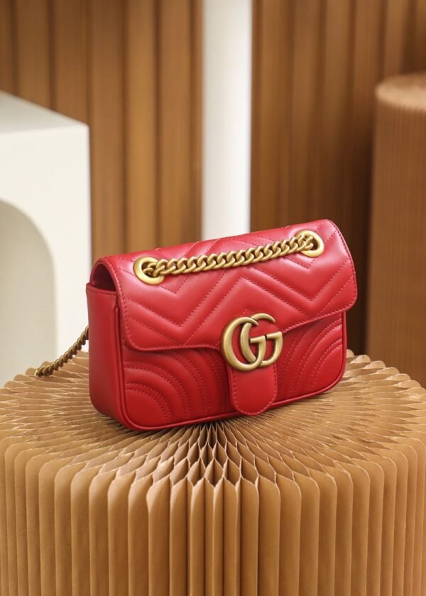 Gucci bag GG Marmont Bag 446744 Red