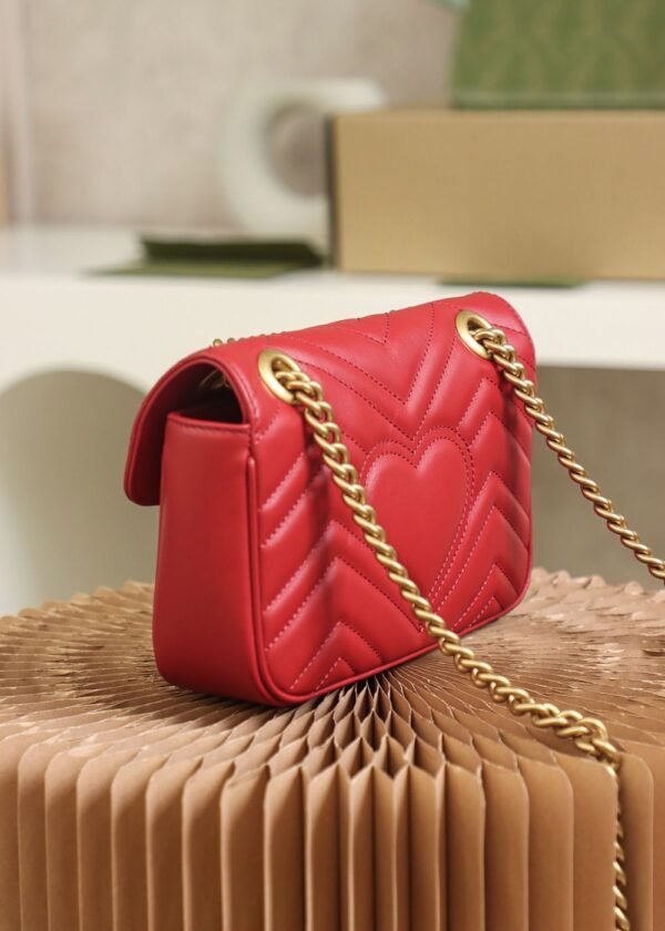 Gucci bag GG Marmont Bag 446744 Red