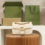 Gucci bag GG Marmont Bag 446744 White