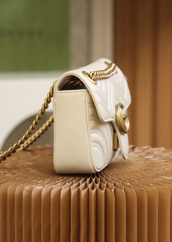Gucci bag GG Marmont Bag 446744 White