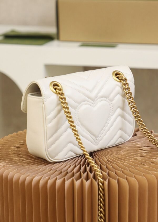 Gucci bag GG Marmont Bag 446744 White