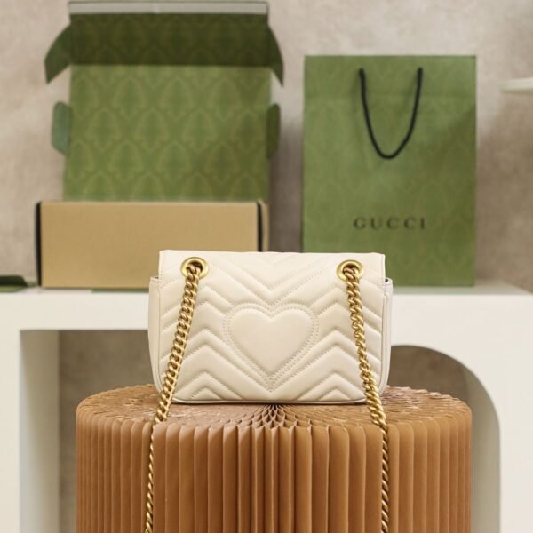 Gucci bag GG Marmont Bag 446744 White