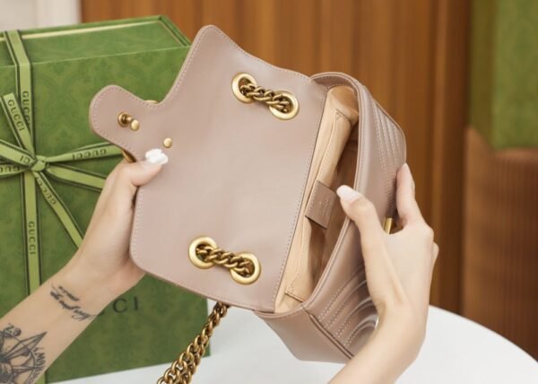 Gucci bag GG Marmont Bag 446744 Brown