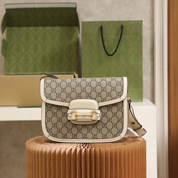 Gucci bag Horsebit 1955 602204 White