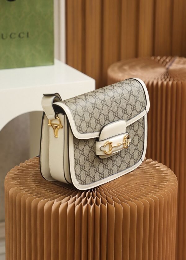 Gucci bag Horsebit 1955 602204 White