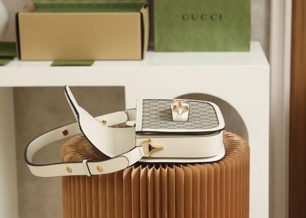 Gucci bag Horsebit 1955 602204 White