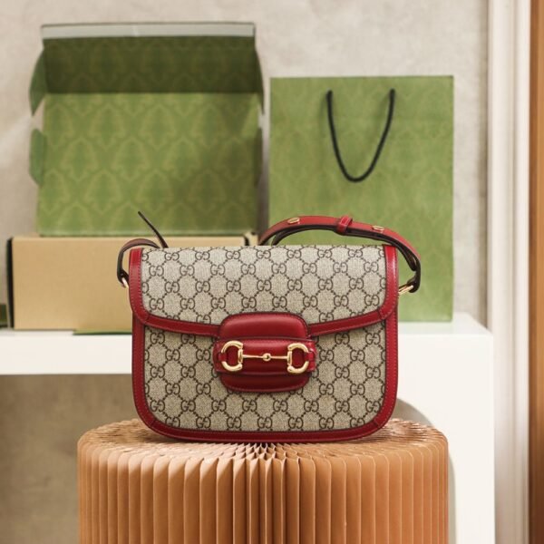 Gucci bag Horsebit 1955 602204 Red