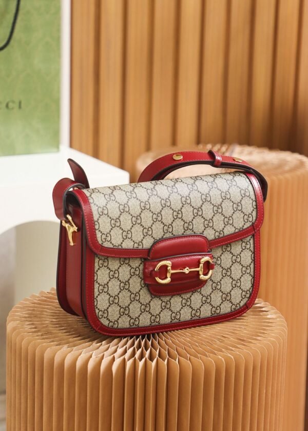 Gucci bag Horsebit 1955 602204 Red