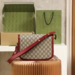 Gucci bag Horsebit 1955 602204 Red