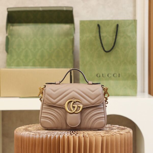 Gucci Bag Marmont Mini 547260 Khaki