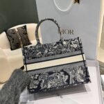 Dior Bag CD Book Tote Blue 26.5/36cm