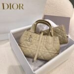 Dior Bag Toujours 23*14*12cm Cream