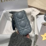 Dior Bag D-joy  22*12*6cm Dark Grey