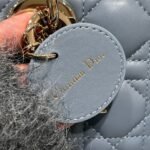 Dior Bag D-joy  22*12*6cm Dark Grey