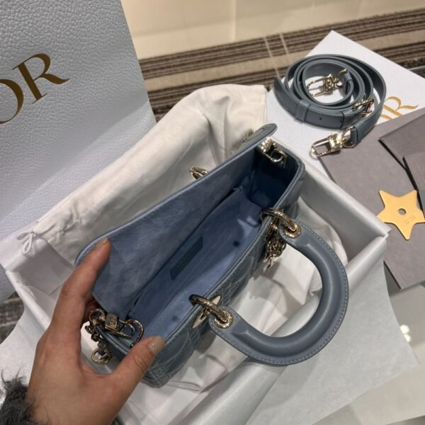 Dior Bag D-joy  22*12*6cm Dark Grey