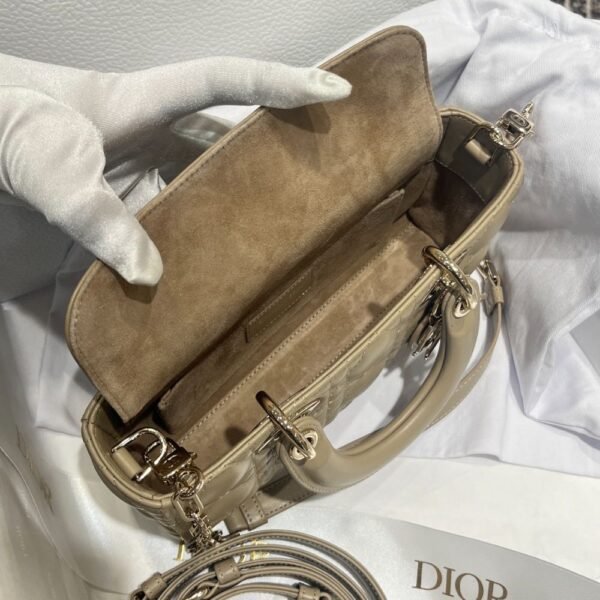 Dior Bag D-joy  22*12*6cm Yellow Cream