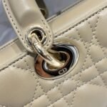 Dior Bag D-joy  22*12*6cm Yellow Cream