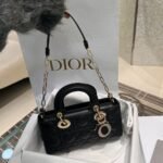Dior Bag D-joy 22*12*6cm Black