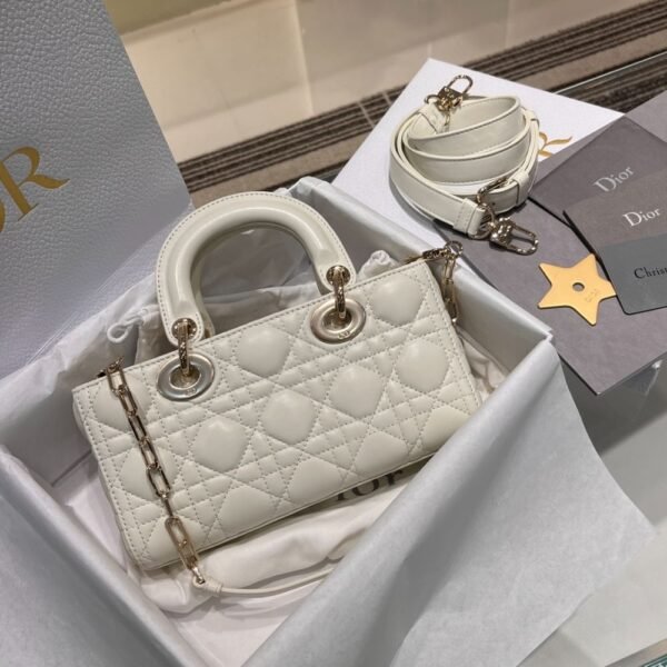 Dior Bag D-joy 22*12*6cm White