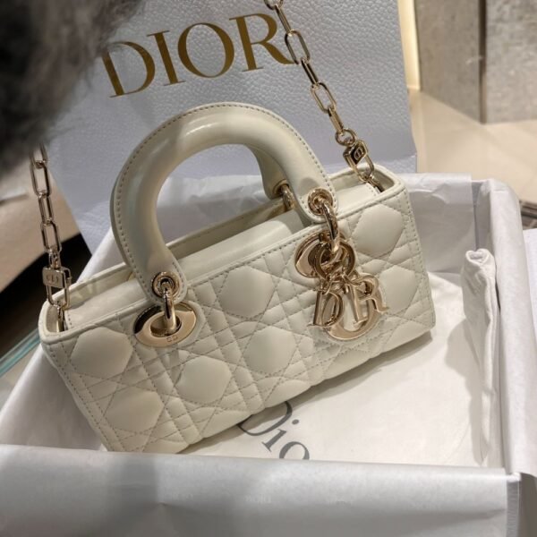 Dior Bag D-joy 22*12*6cm White