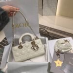 Dior Bag D-joy 22*12*6cm White