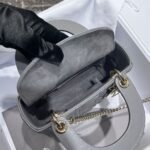 Dior Bag Lady Dr 17*15*7cm Grey