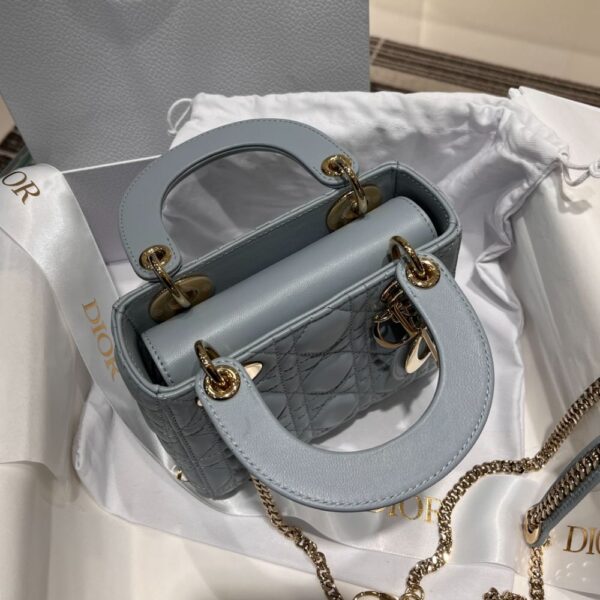 Dior Bag Lady Dr 17*15*7cm Dark Blue