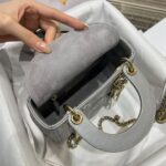 Dior Bag Lady Dr 17*15*7cm Light Grey