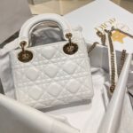 Dior Bag Lady Dr 17*15*7cm White