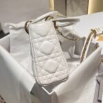 Dior Bag Lady Dr 17*15*7cm White