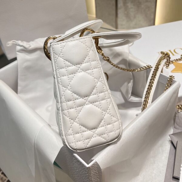Dior Bag Lady Dr 17*15*7cm White
