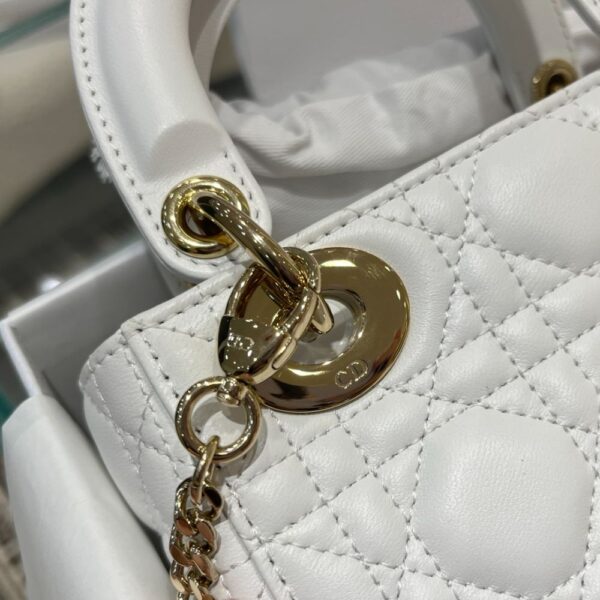 Dior Bag Lady Dr 17*15*7cm White